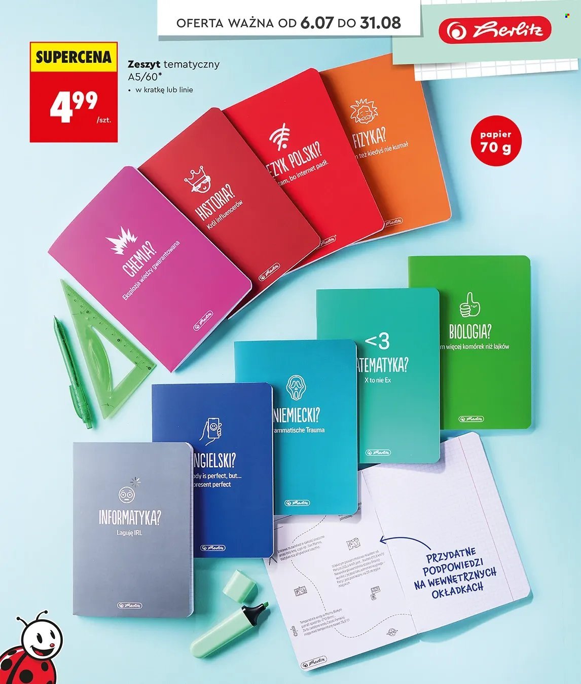 Gazetka BIEDRONKA - Do mojej skoły idę