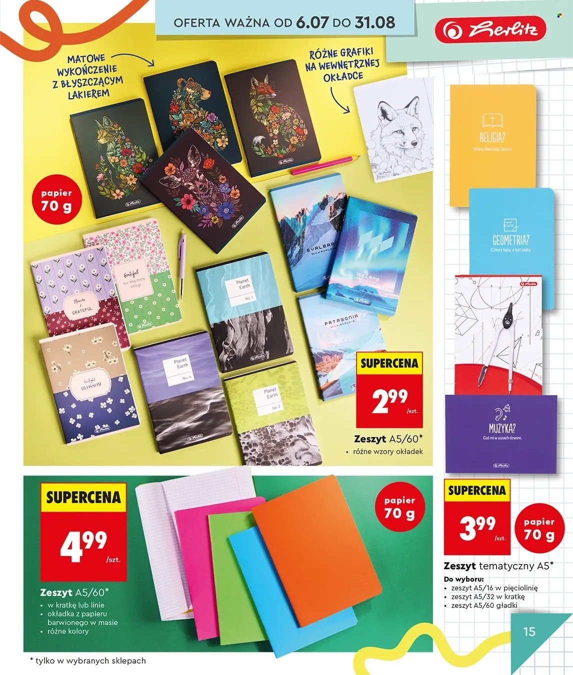 Gazetka BIEDRONKA - Do mojej skoły idę
