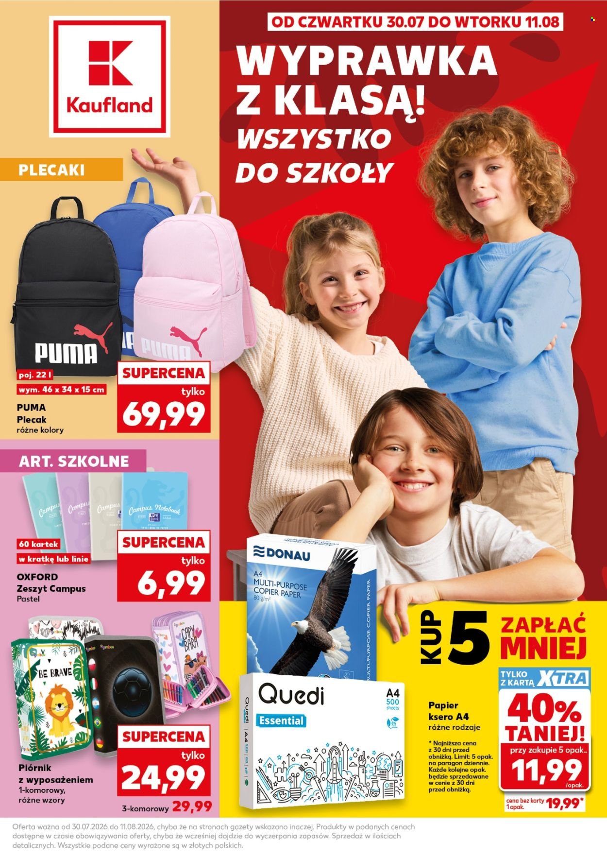 Gazetka KAUFLAND - Wyprawka z klasą