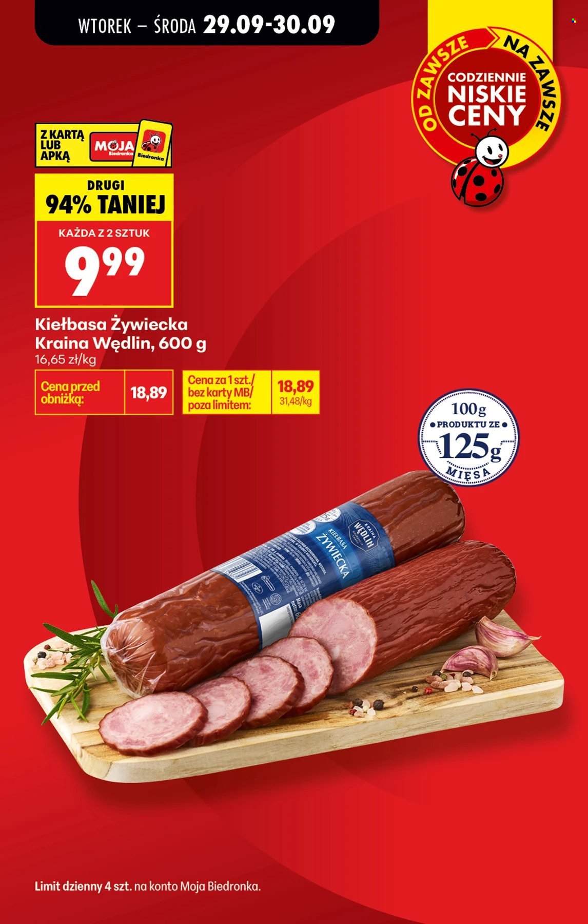Gazetka BIEDRONKA - Super okazje na koniec miesiąca