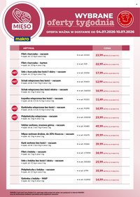 Gazetka MAKRO - Ulotka mięso - wybrane oferty tygodnia w dostawie
