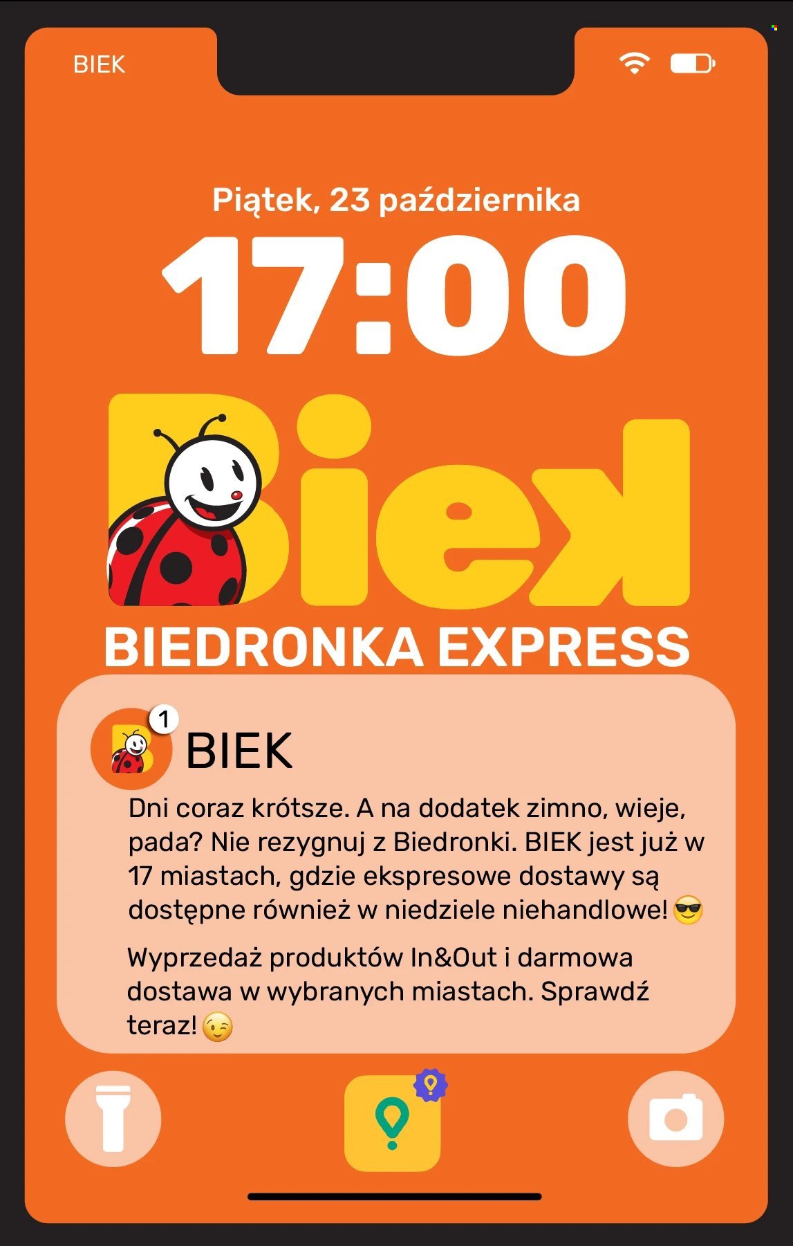 Gazetka BIEDRONKA - Biek