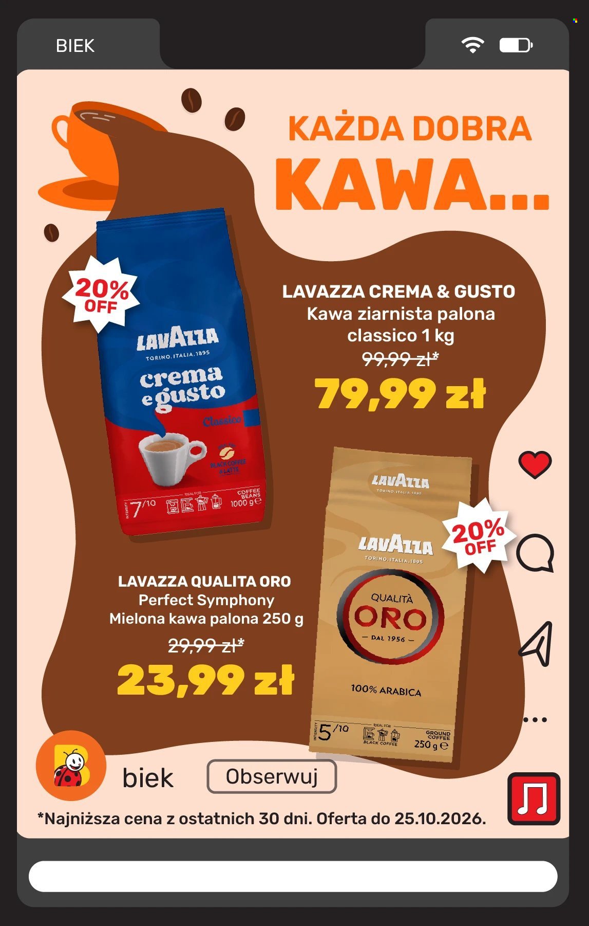 Gazetka BIEDRONKA - Biek