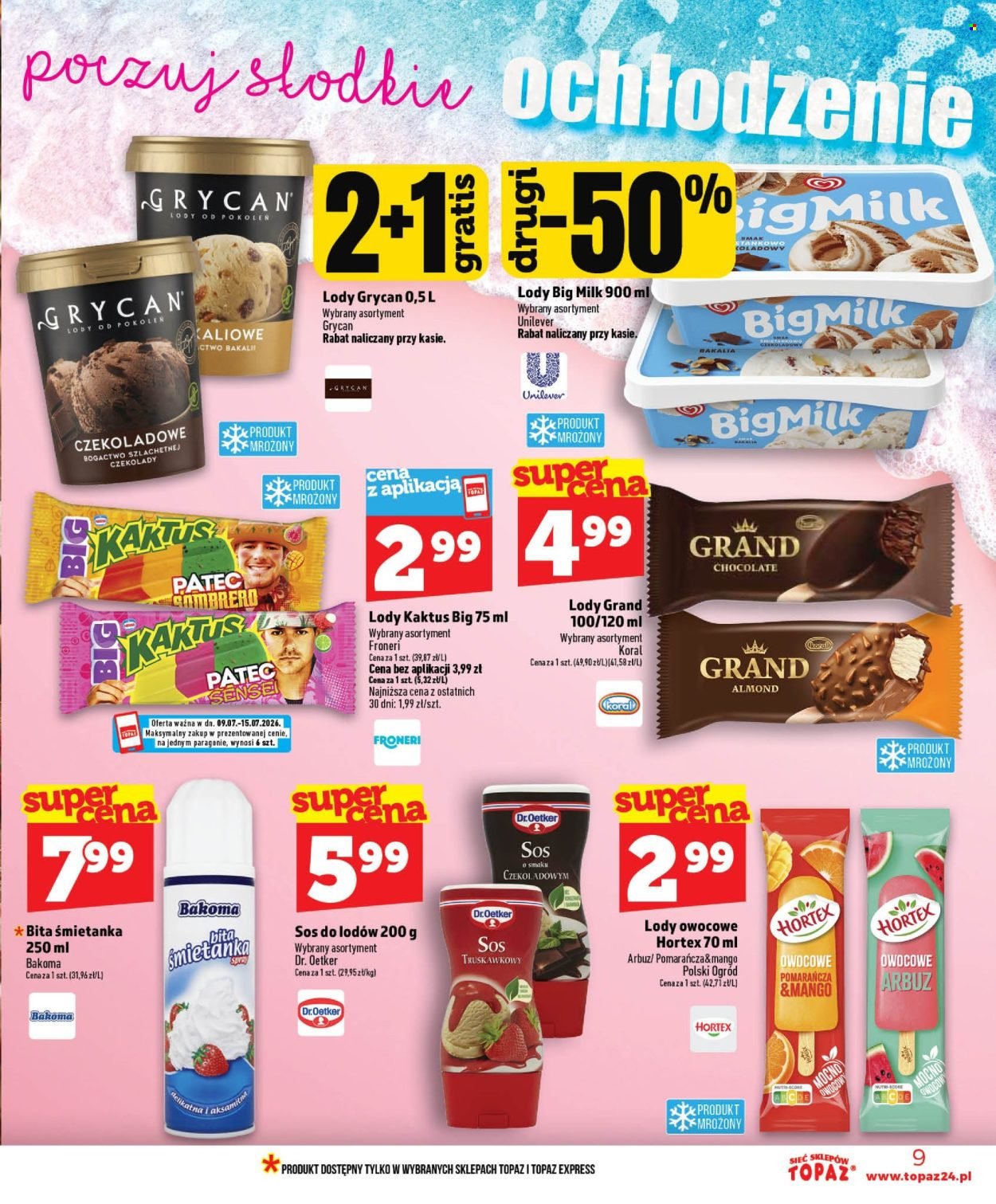Gazetka TOPAZ - Od czwartku 9.07.2026
