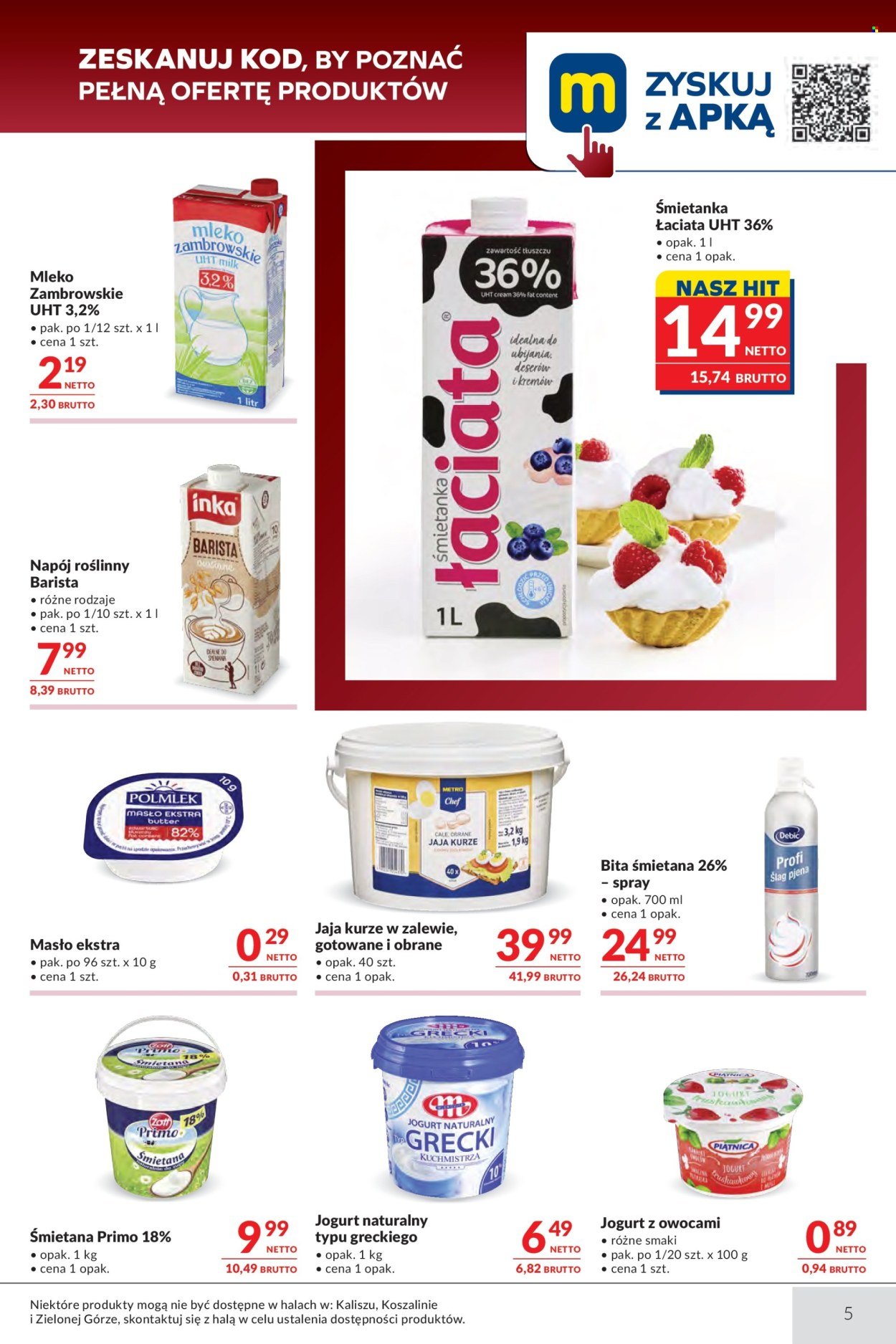 Gazetka MAKRO - Oferta dla gastronomii