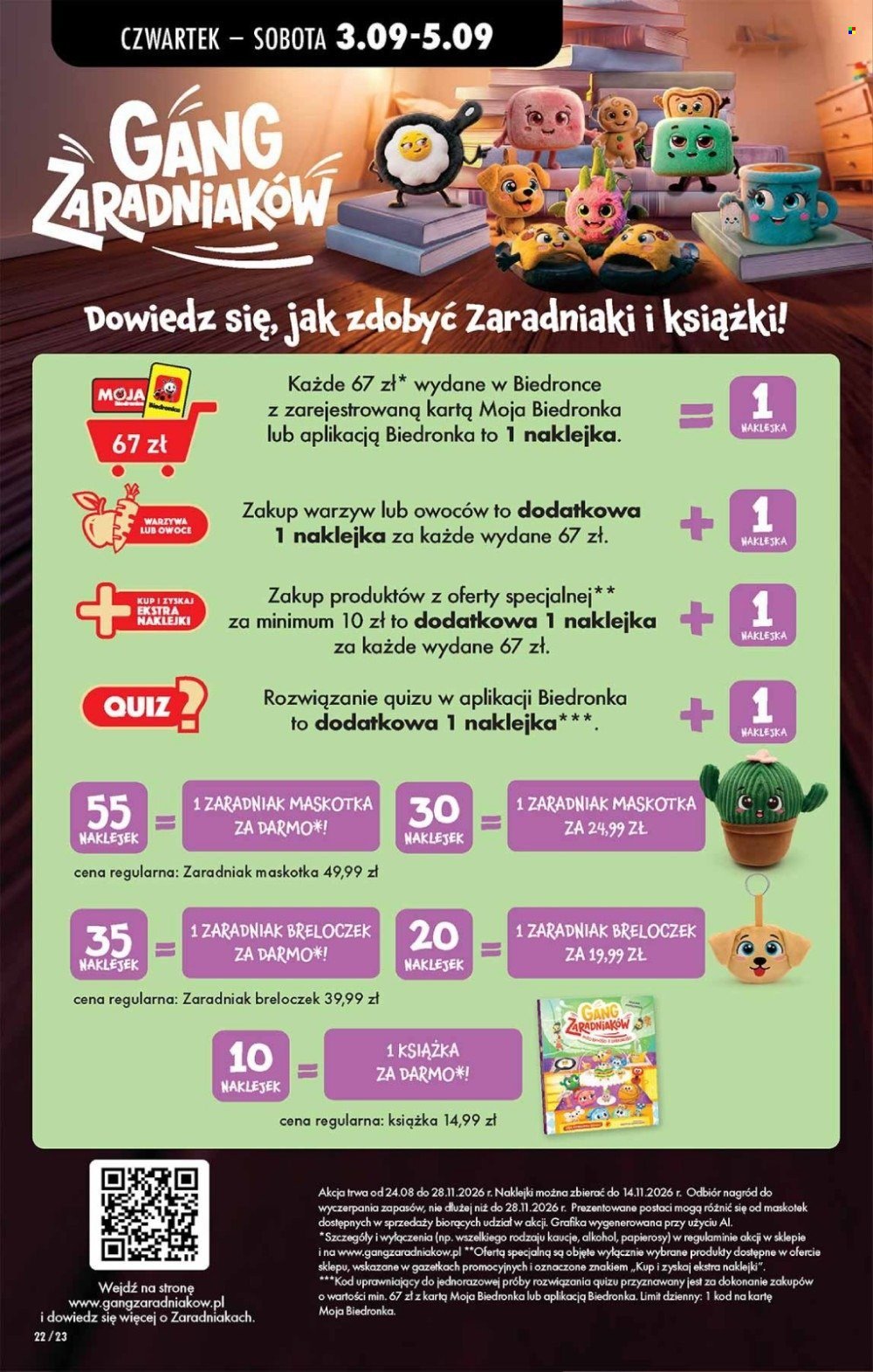 Gazetka BIEDRONKA - Gang zaradniakow