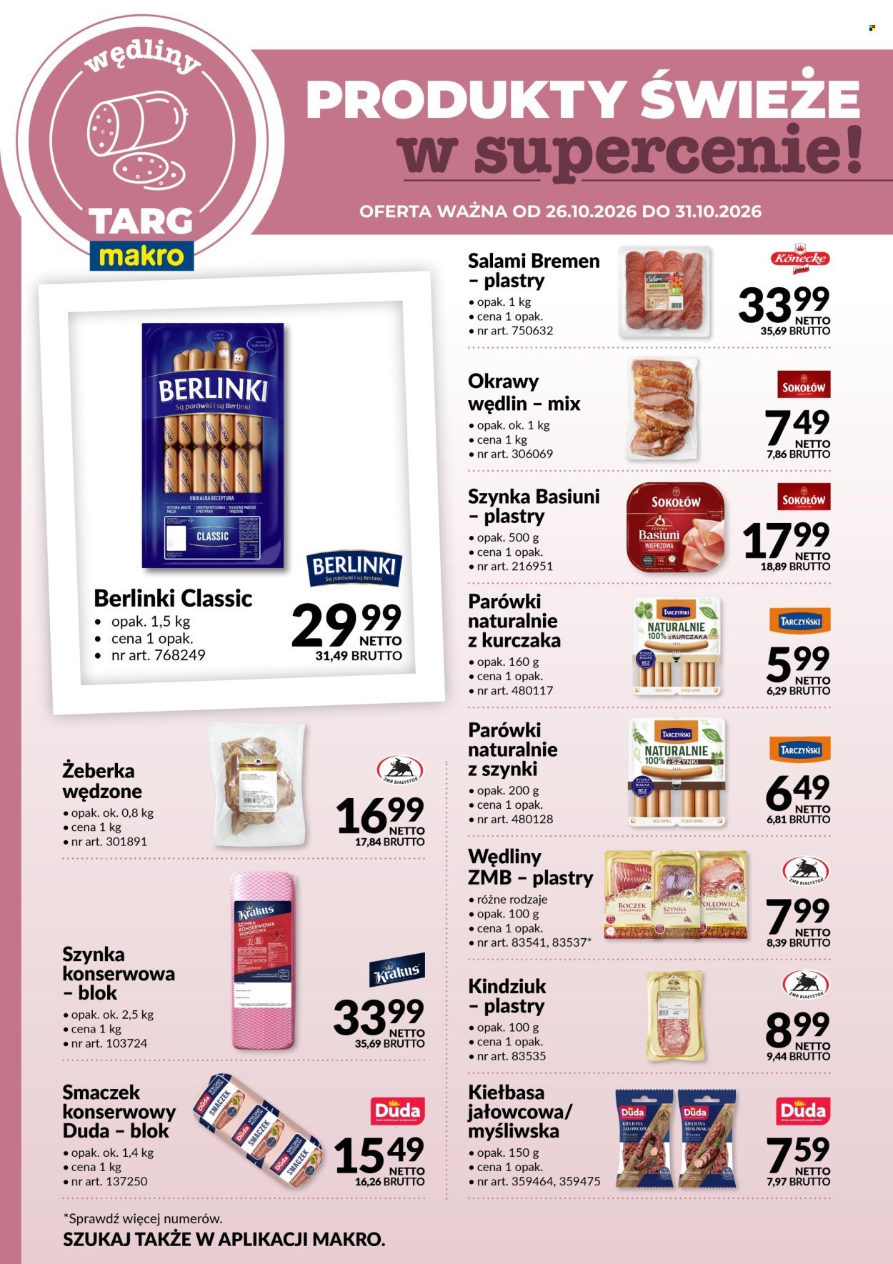 Gazetka MAKRO - Targ MAKRO - oferta świeża w super cenach!