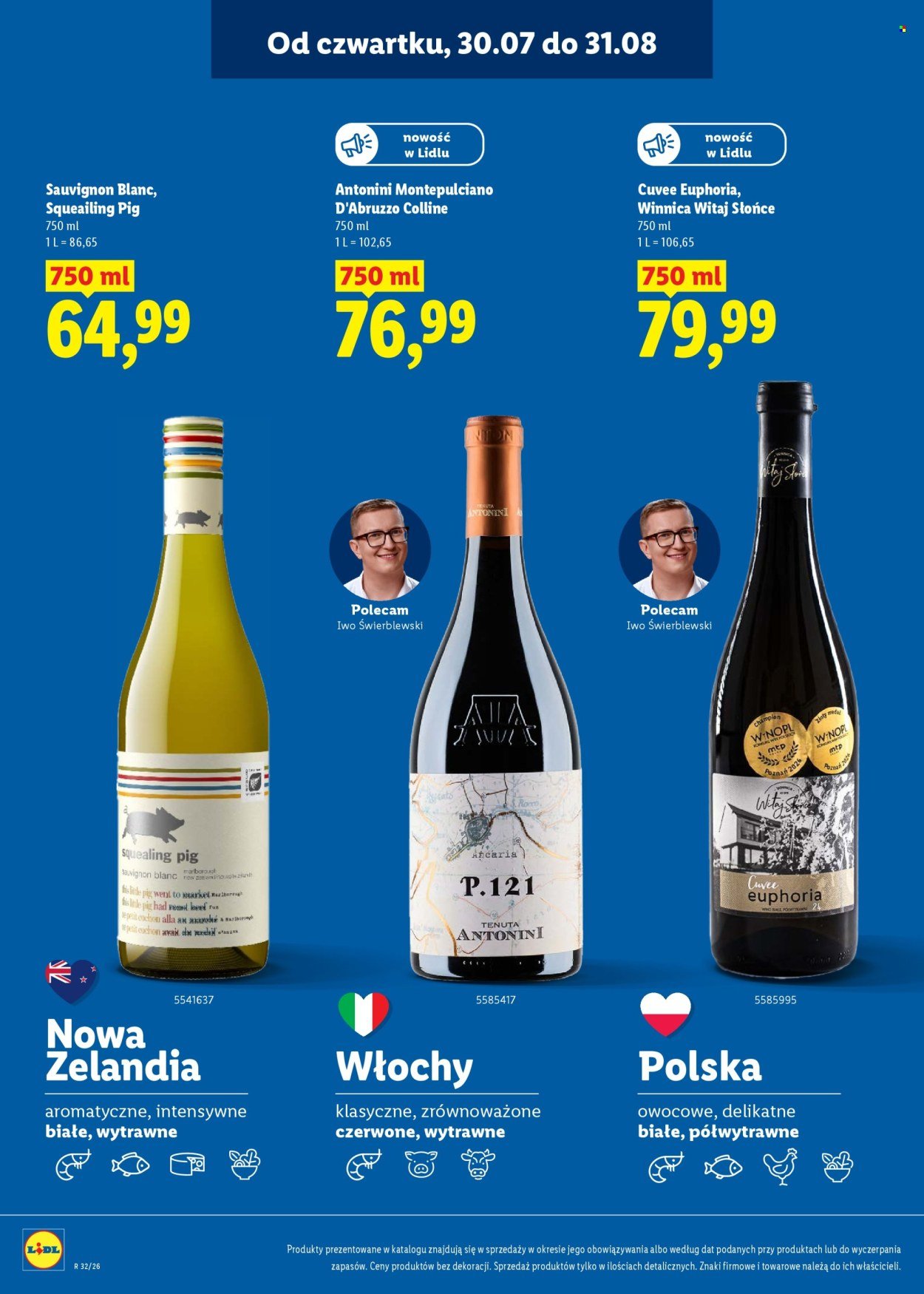 Gazetka LIDL - Selekcja alkoholi i win