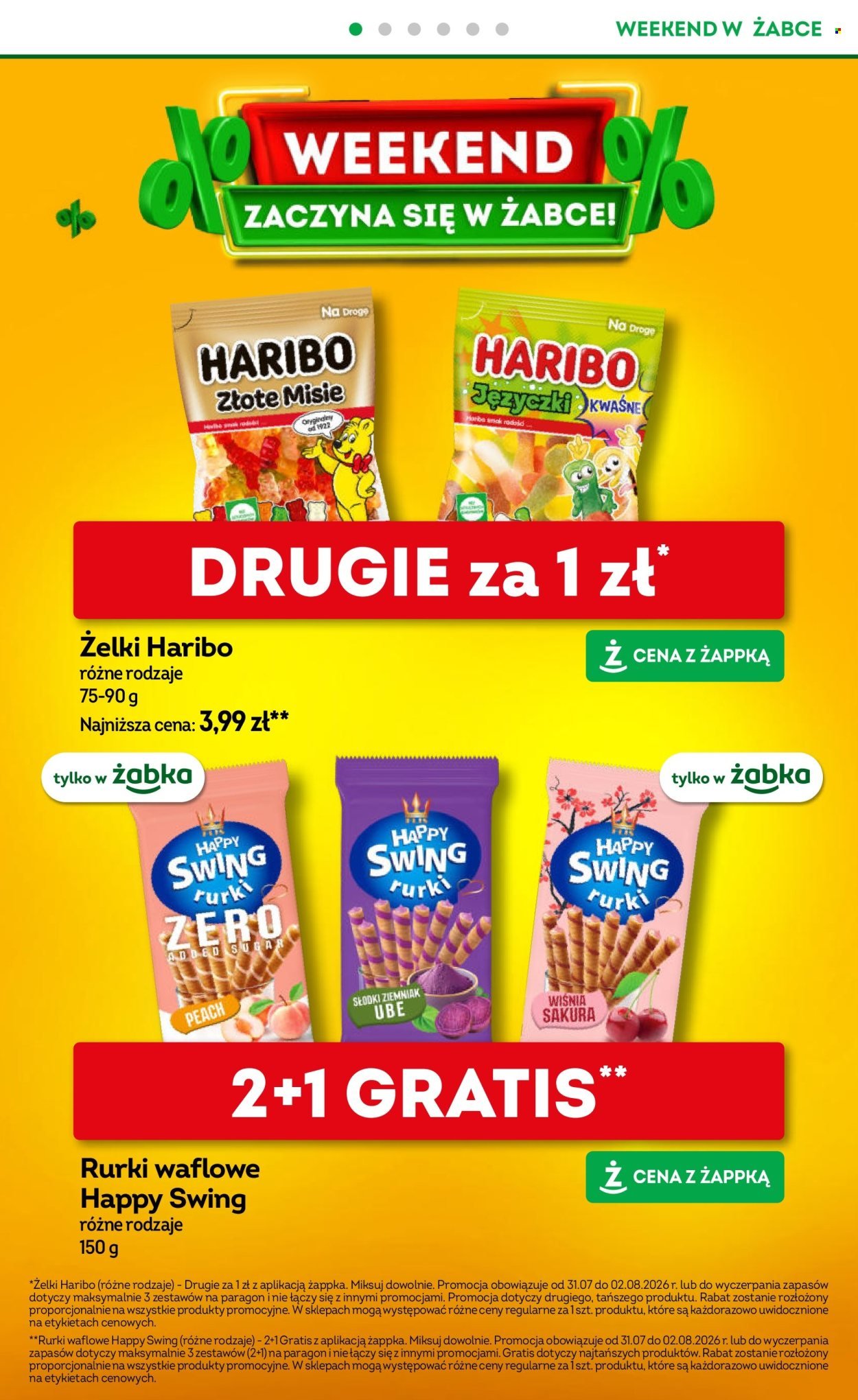 Gazetka ŻABKA - Od piątku 31.07.2026