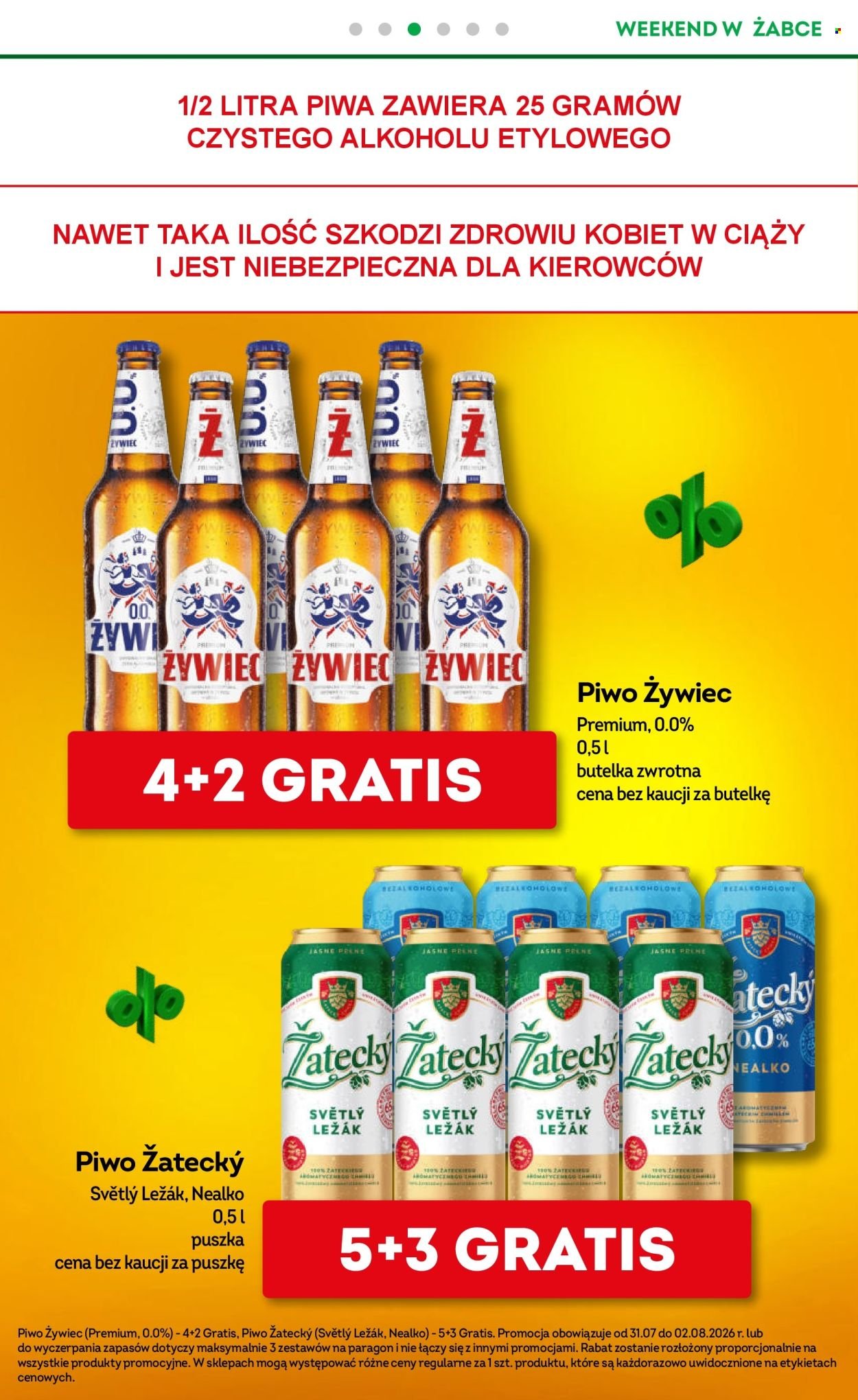 Gazetka ŻABKA - Od piątku 31.07.2026