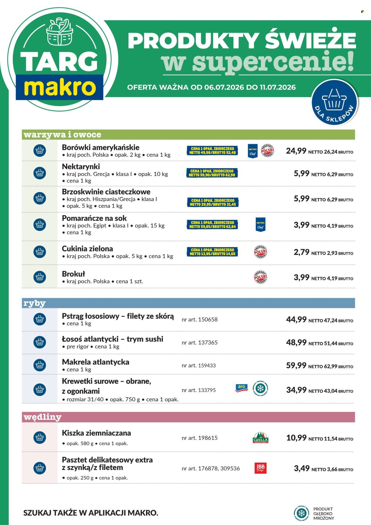 Gazetka MAKRO - Targ MAKRO - oferta świeża w super cenach!