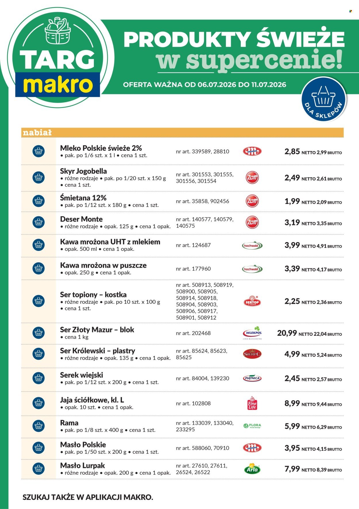 Gazetka MAKRO - Targ MAKRO - oferta świeża w super cenach!