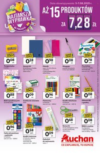 Gazetka AUCHAN - NAJTAŃSZA Wyprawka Szkolna (2025-08-05 - 2025-08-07)