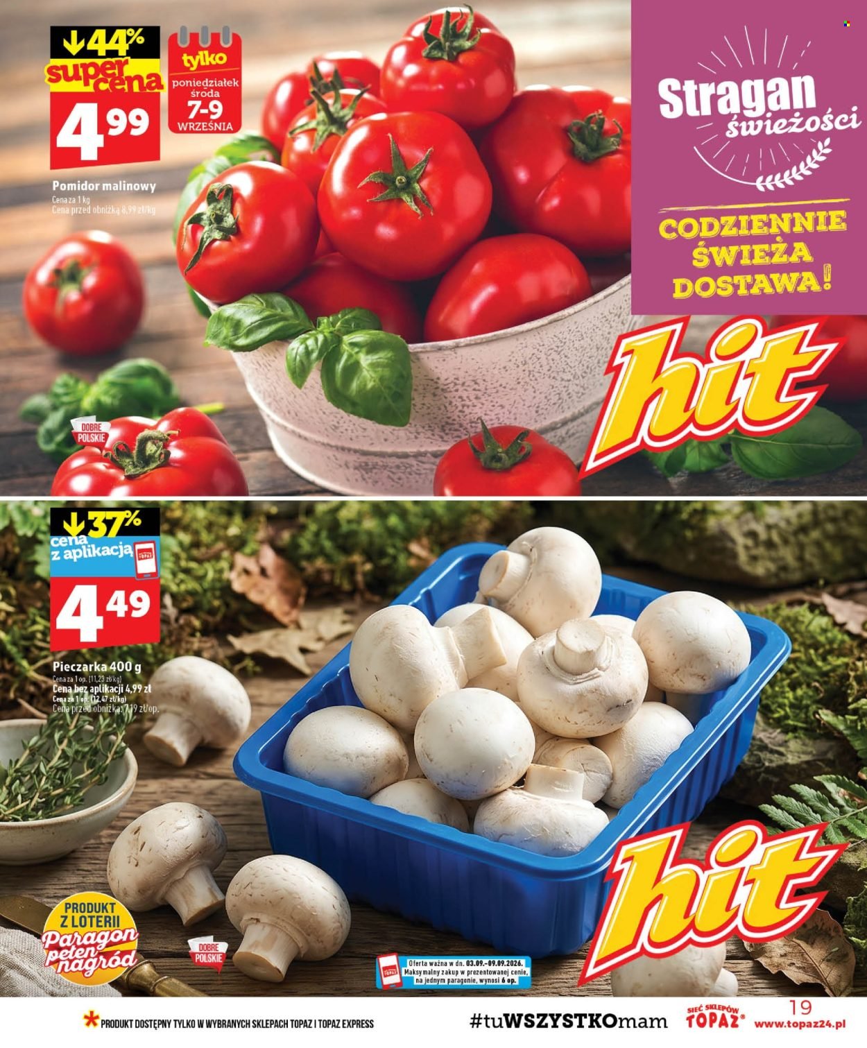 Gazetka TOPAZ - Od czwartku 3.09.2026
