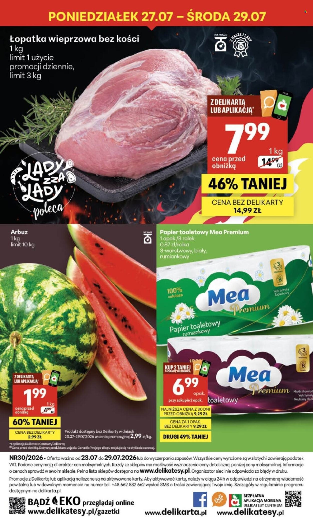 Gazetka DELIKATESY CENTRUM - Od czwartku 23.07.2026