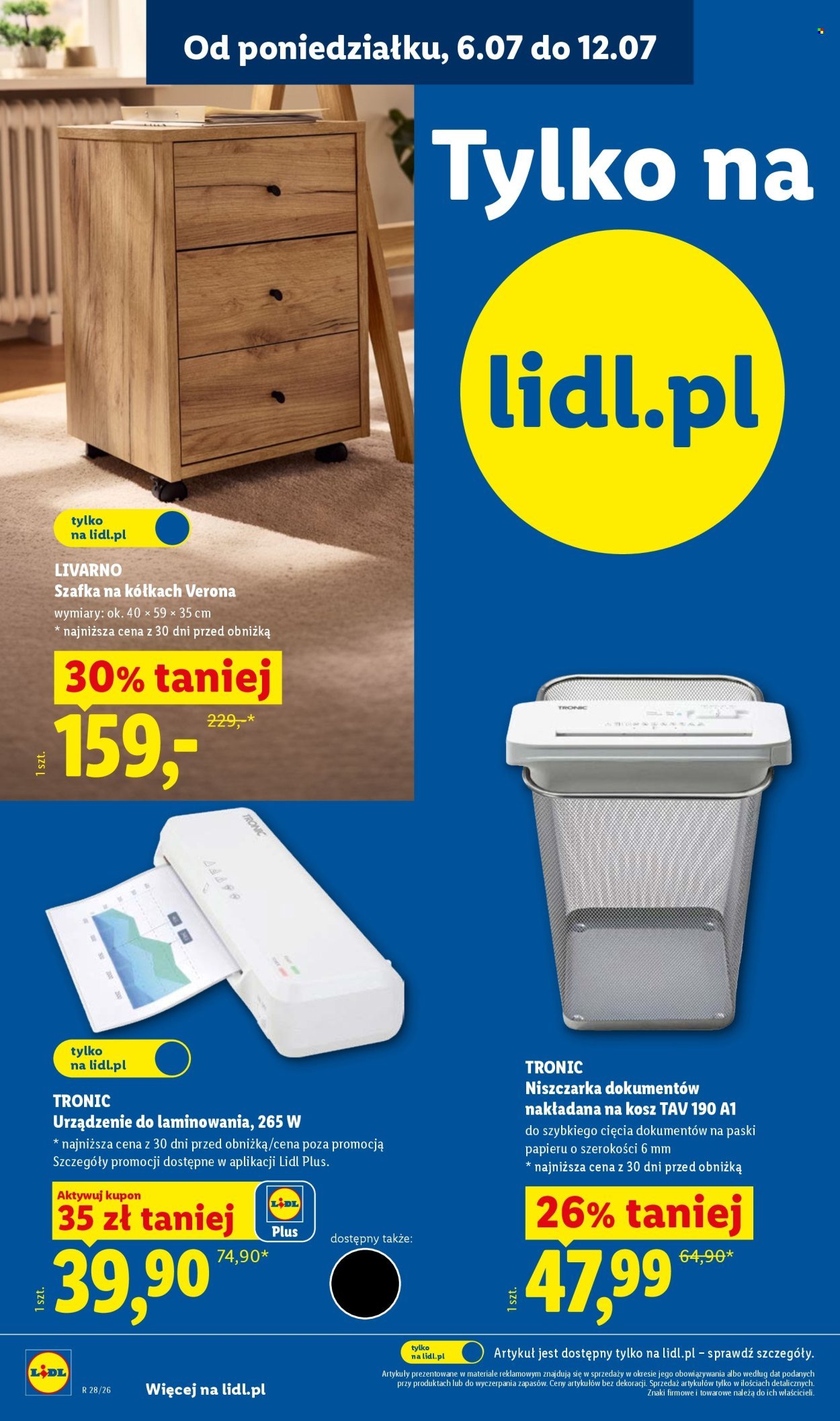Gazetka LIDL - Od poniedziałku
