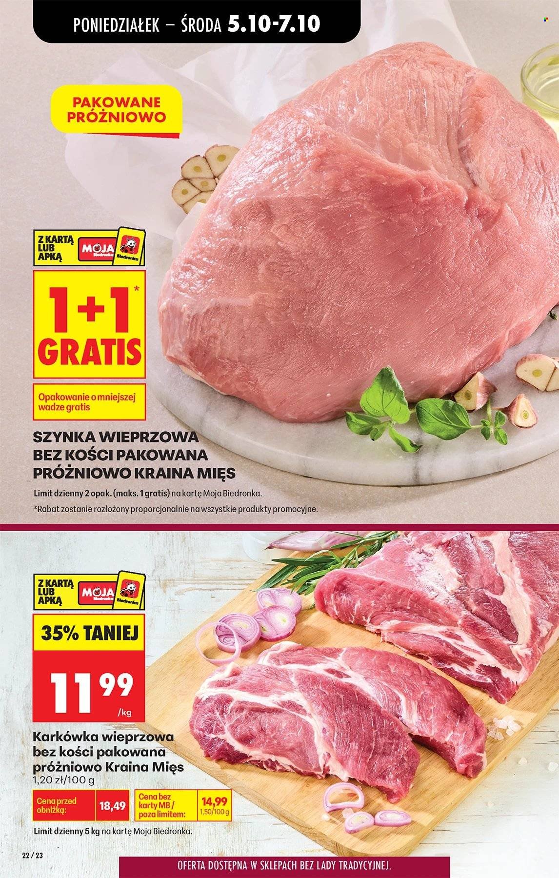 Gazetka BIEDRONKA - W tym tygodniu od poniedziałku
