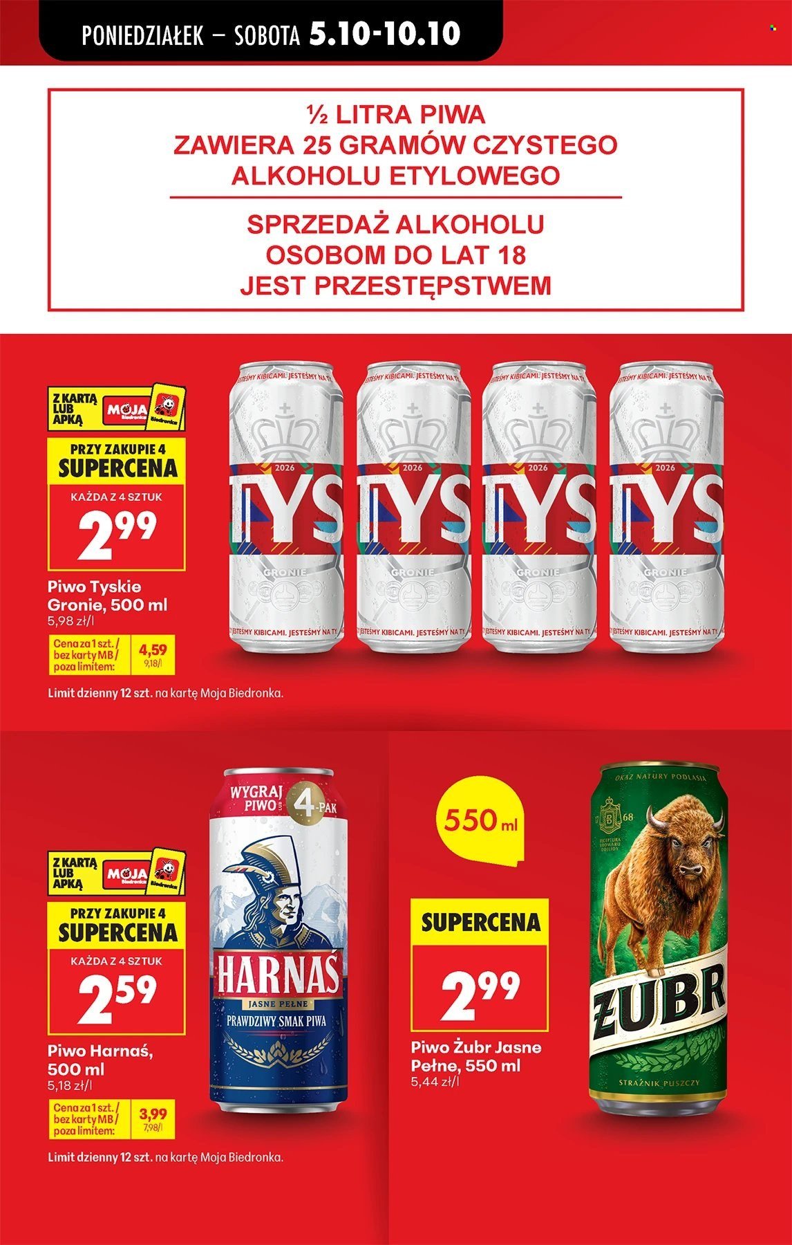 Gazetka BIEDRONKA - W tym tygodniu od poniedziałku
