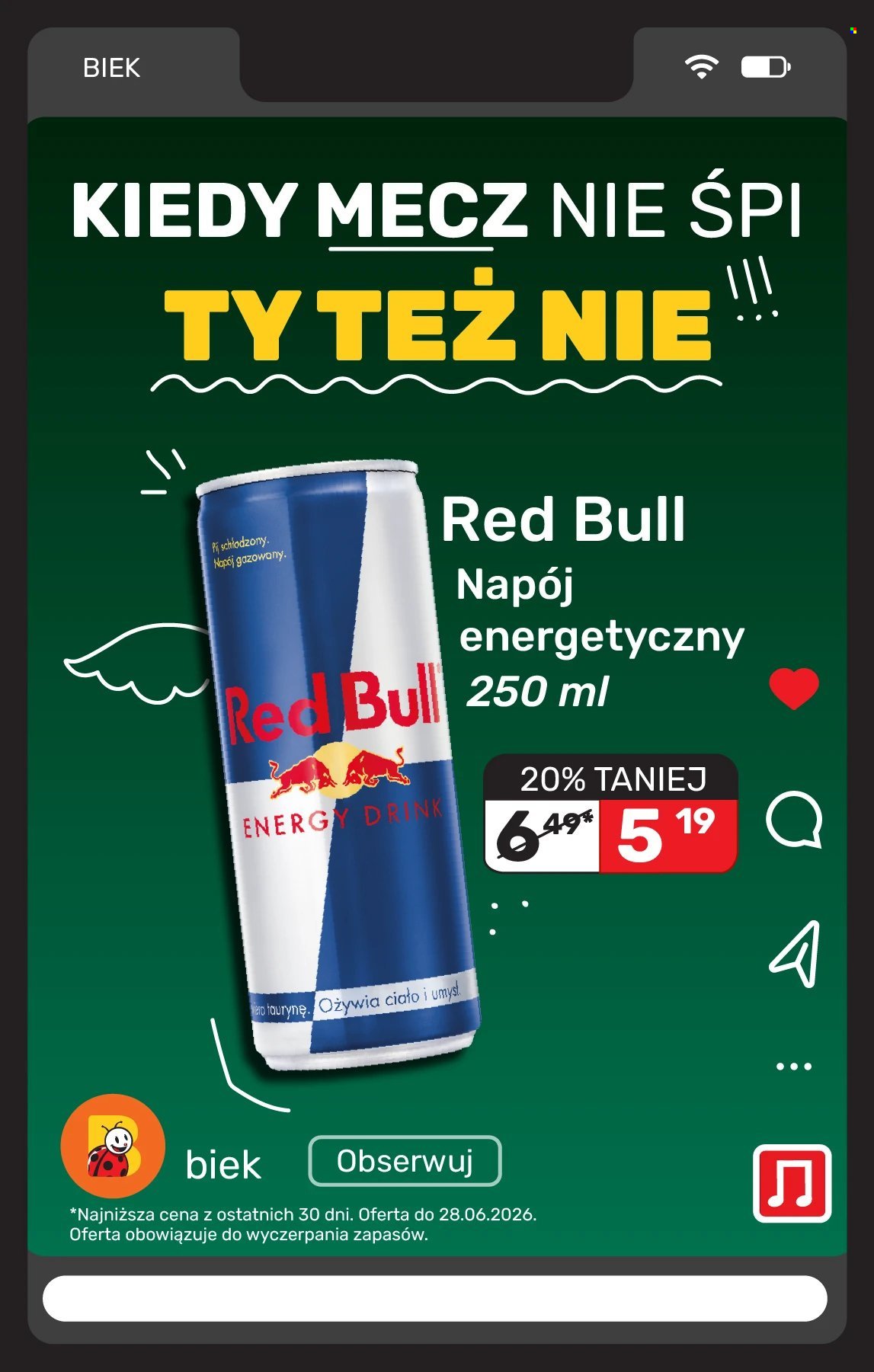 Gazetka BIEDRONKA - Kiek
