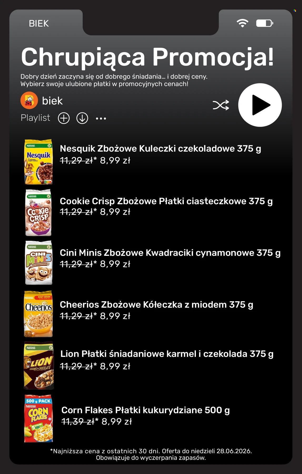 Gazetka BIEDRONKA - Kiek