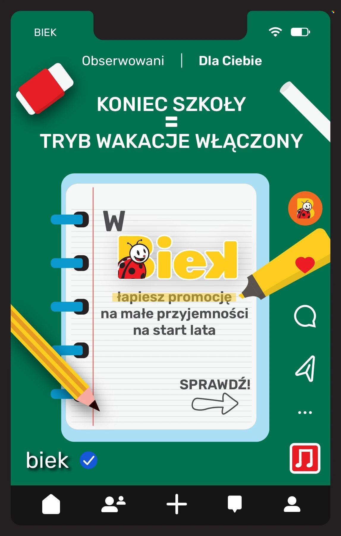 Gazetka BIEDRONKA - Kiek