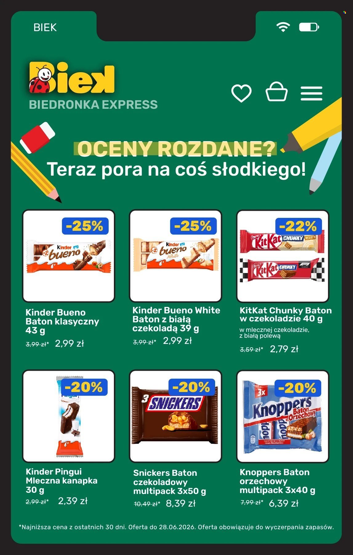 Gazetka BIEDRONKA - Kiek
