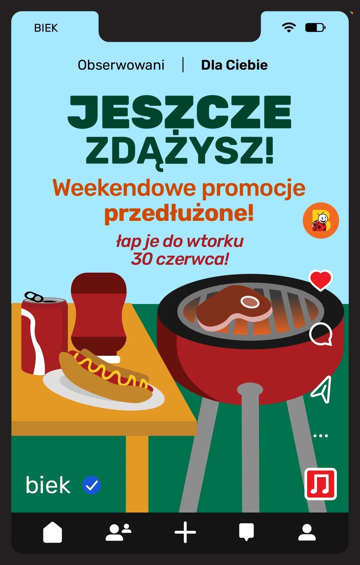 Gazetka BIEDRONKA - Kiek