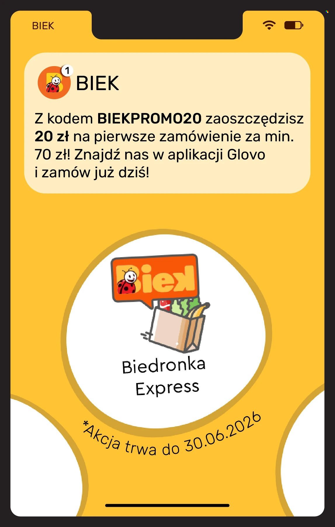 Gazetka BIEDRONKA - Kiek