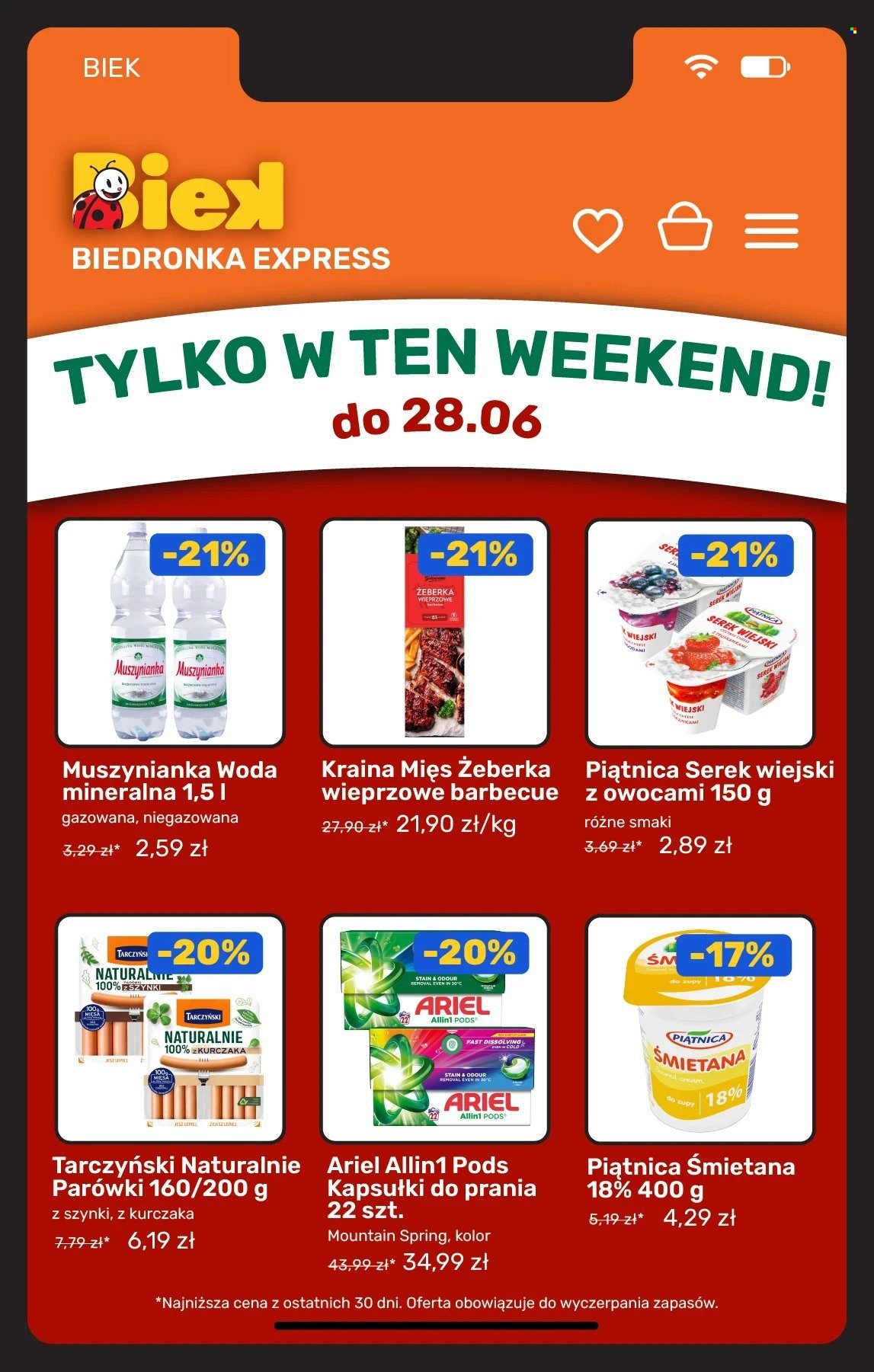 Gazetka BIEDRONKA - Kiek