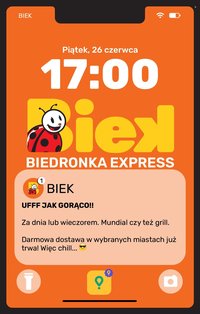 Gazetka BIEDRONKA - Kiek
