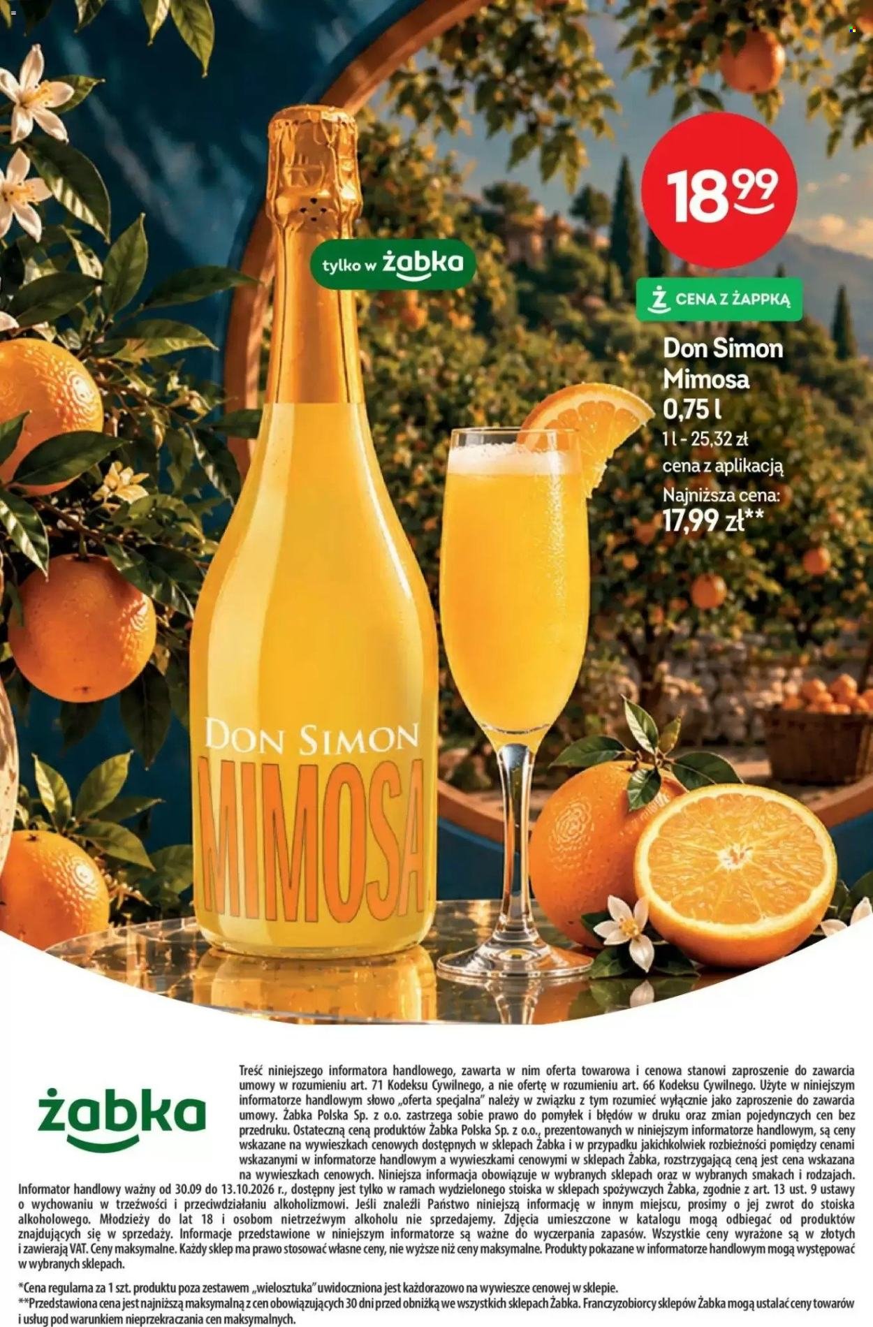 Gazetka ŻABKA - Od środy 30.09.2026