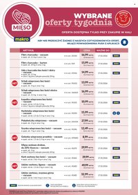Gazetka MAKRO - Ulotka mięso - wybrane oferty tygodnia