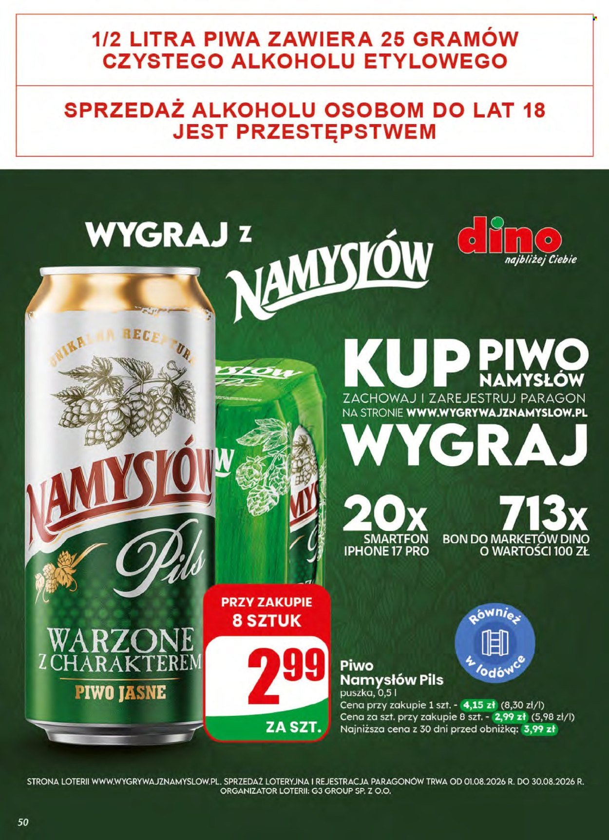 Gazetka DINO - Od środy 5.08.2026