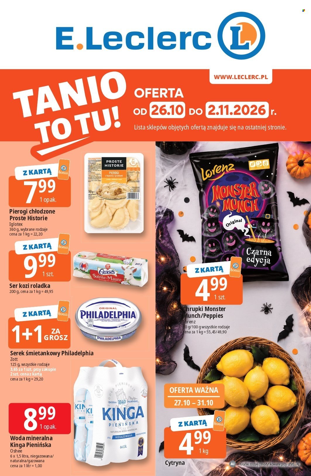 Gazetka E.LECLERC - Od poniedziałku 26.10.2026