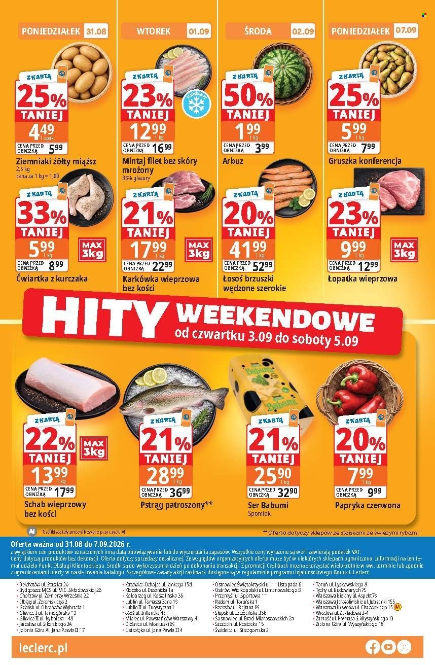Gazetka E.LECLERC - Od poniedziałku 31.08.2026