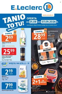Gazetka E.LECLERC - Od poniedziałku 31.08.2026