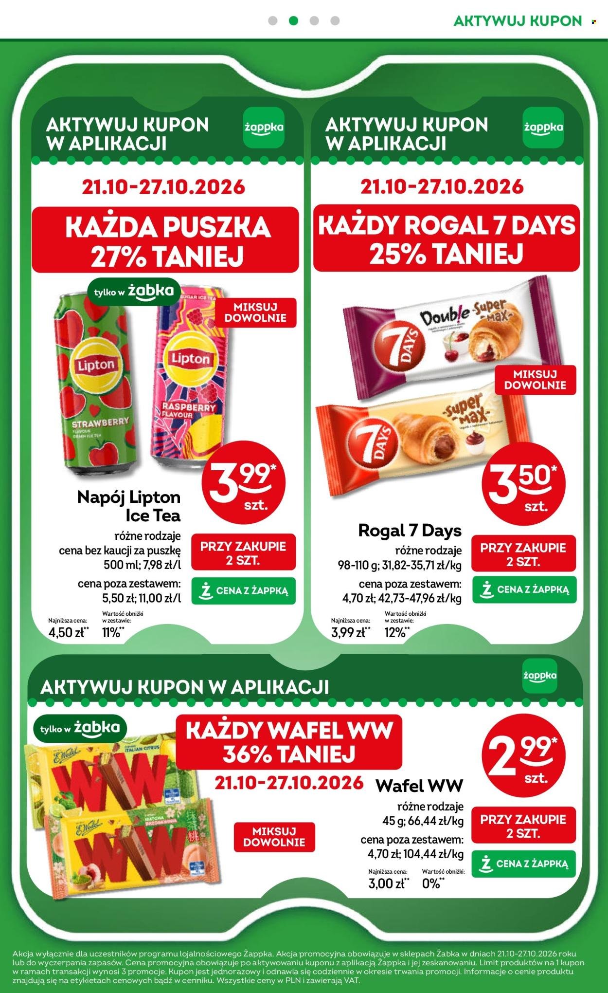 Gazetka ŻABKA - Od środy 21.10.2026