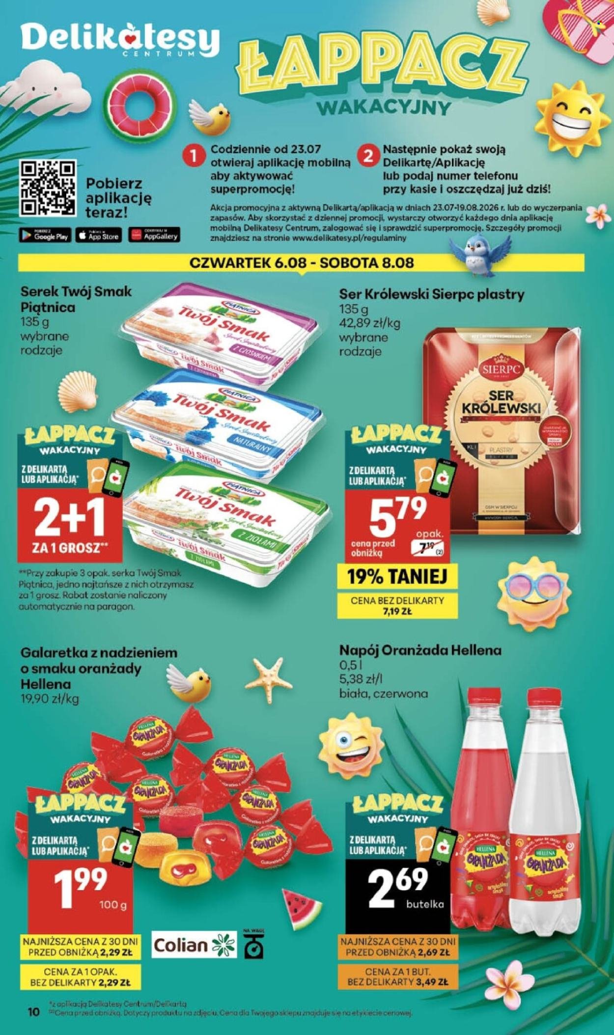 Gazetka DELIKATESY CENTRUM - Od czwartku 6.08.2026
