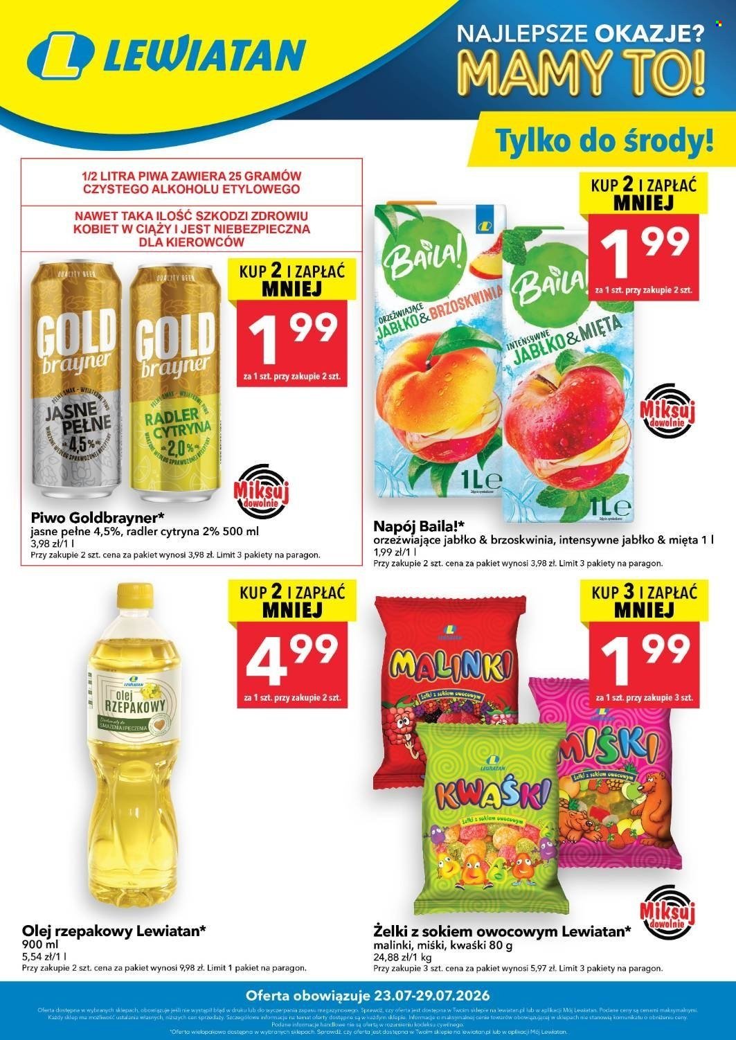Gazetka LEWIATAN - Od czwartku 23.07.2026