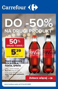 Gazetka CARREFOUR - Do - 50% na drugi produkt (2025-11-03 - 2025-11-08)