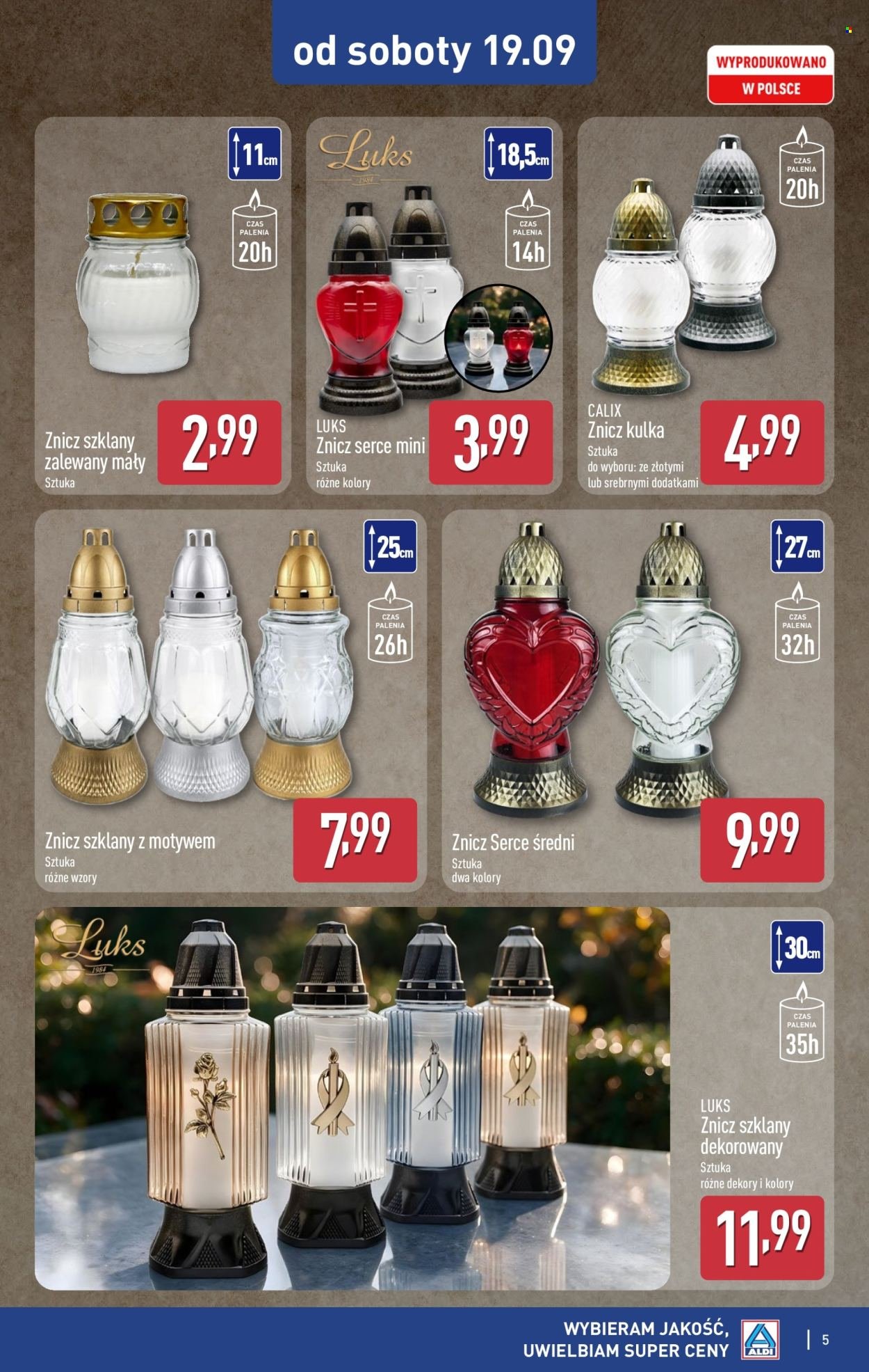 Gazetka ALDI - Znicze i stroiki