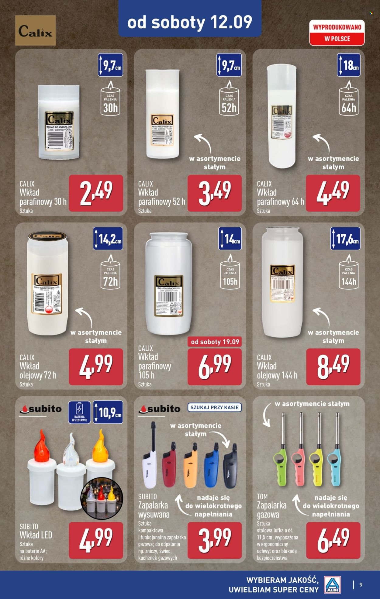 Gazetka ALDI - Znicze i stroiki
