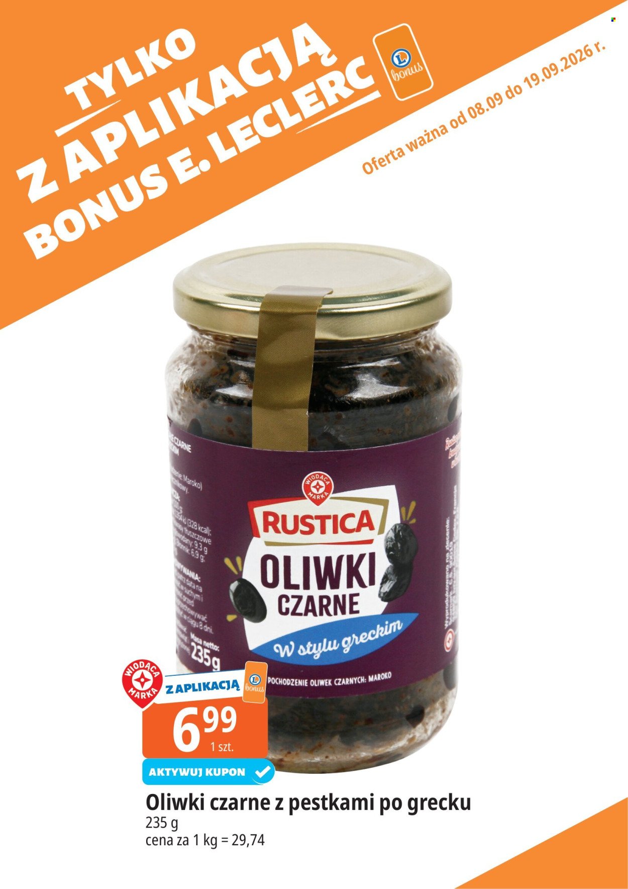 Gazetka E.LECLERC - Od wtorku 8.09.2026
