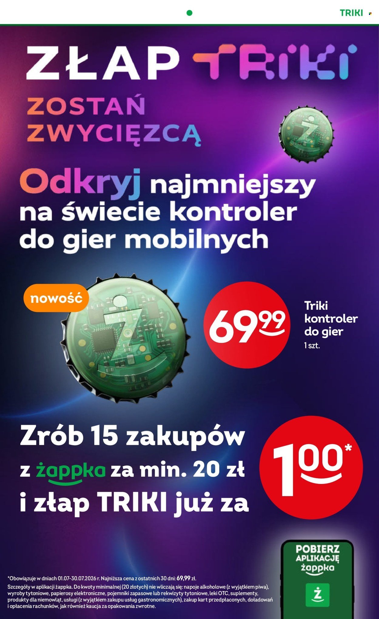 Gazetka ŻABKA - Od środy 1.07.2026
