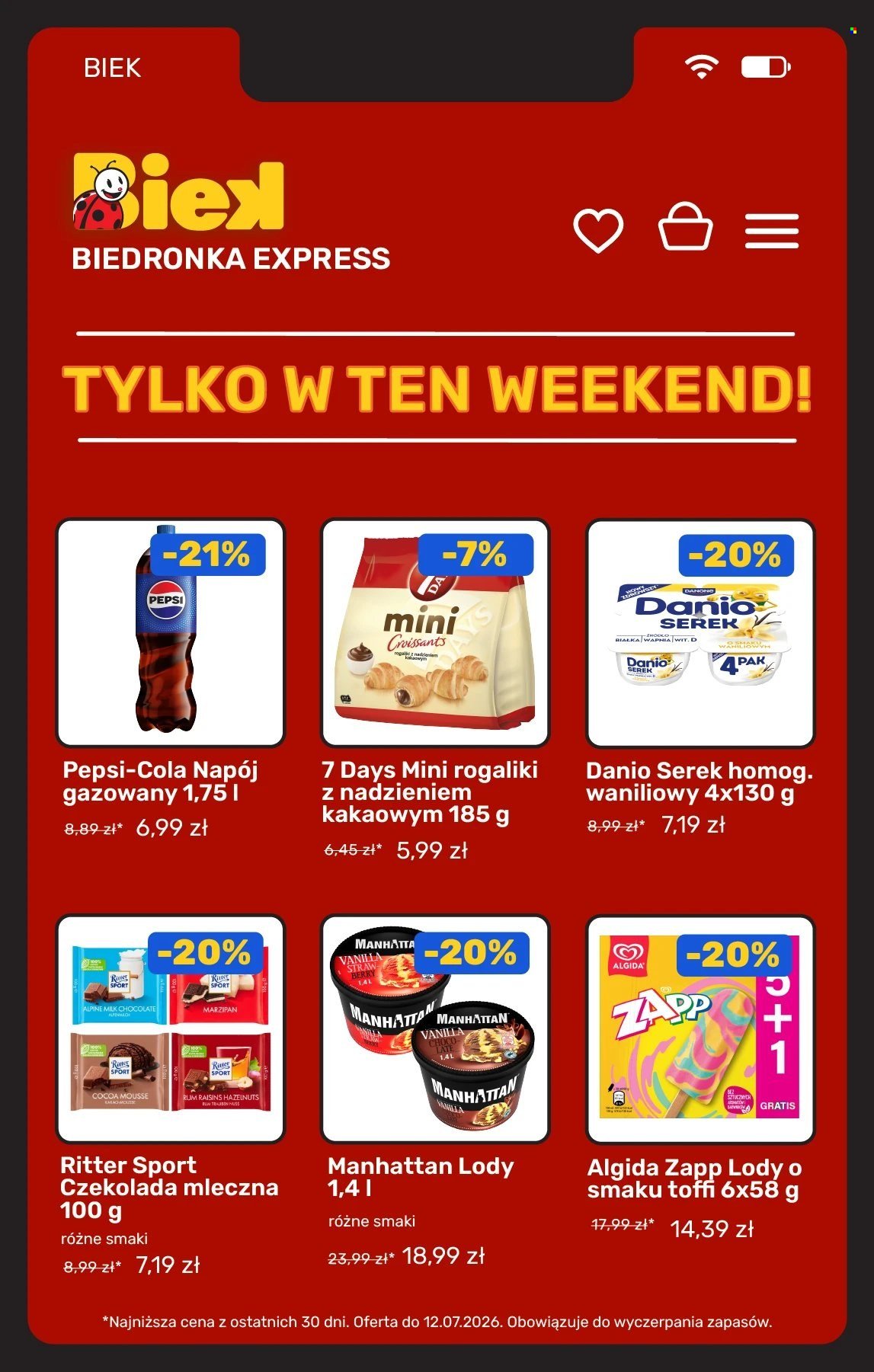 Gazetka BIEDRONKA - Biek