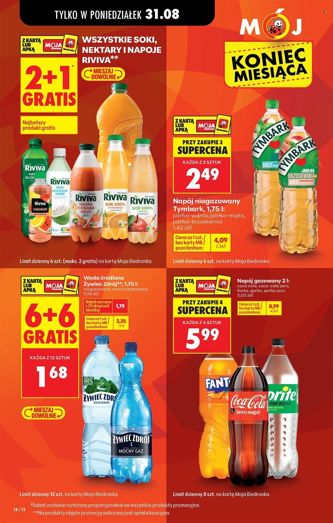 Gazetka BIEDRONKA - Super okazje na koniec miesiąca