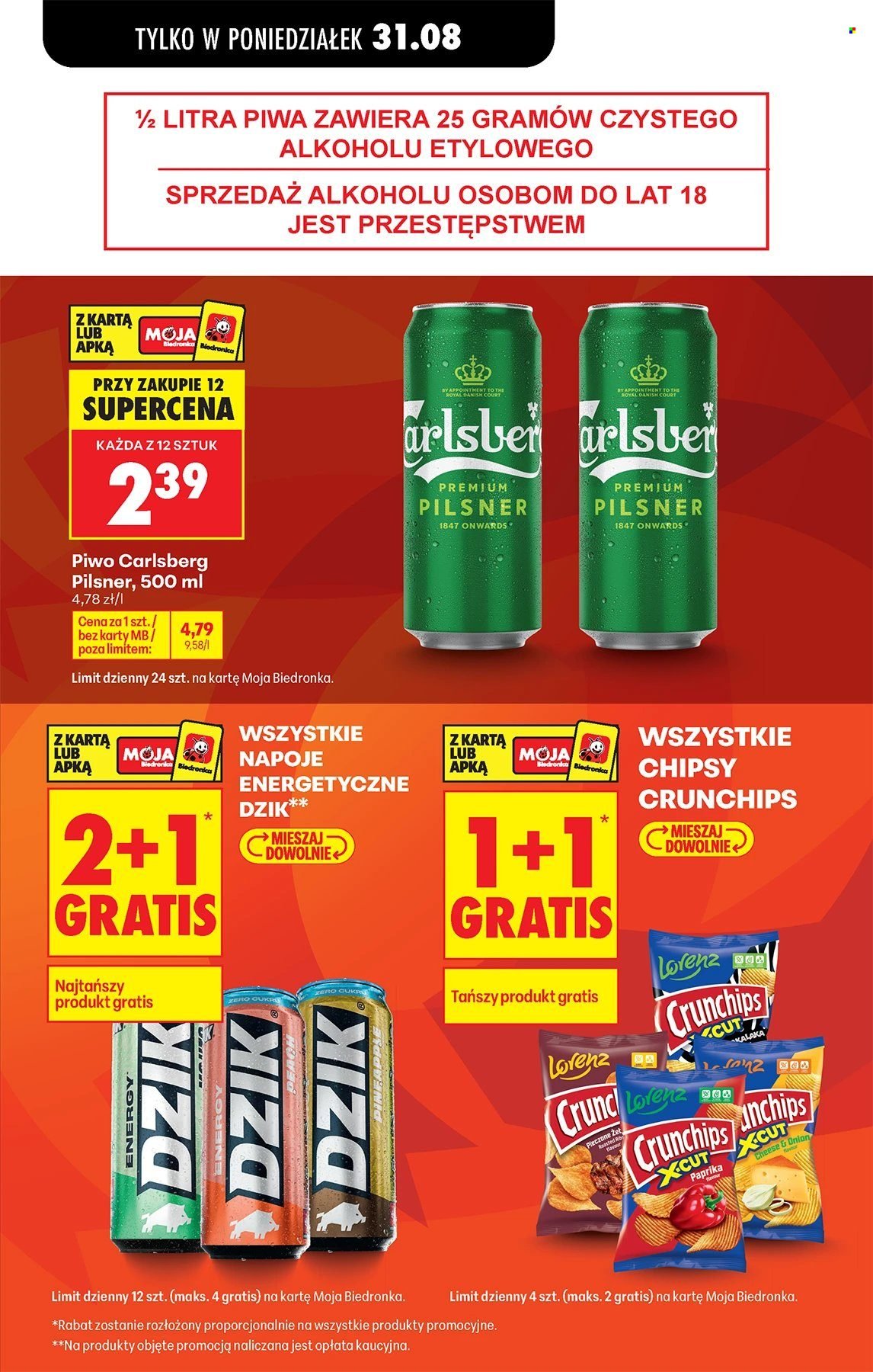 Gazetka BIEDRONKA - Super okazje na koniec miesiąca