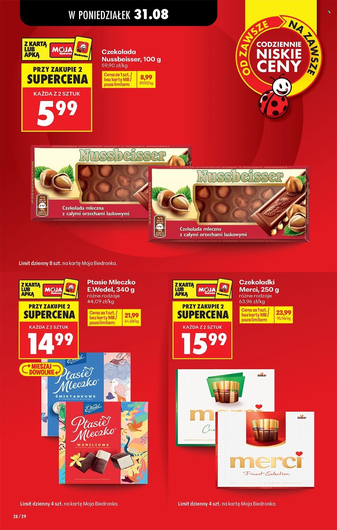 Gazetka BIEDRONKA - Super okazje na koniec miesiąca