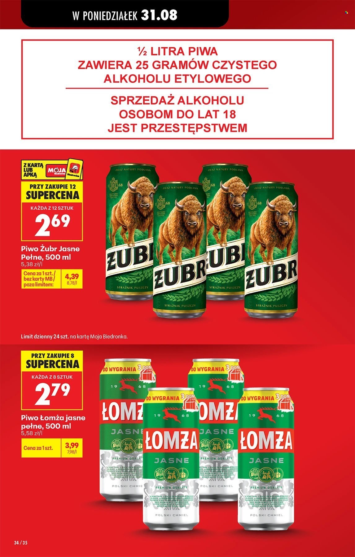 Gazetka BIEDRONKA - Super okazje na koniec miesiąca