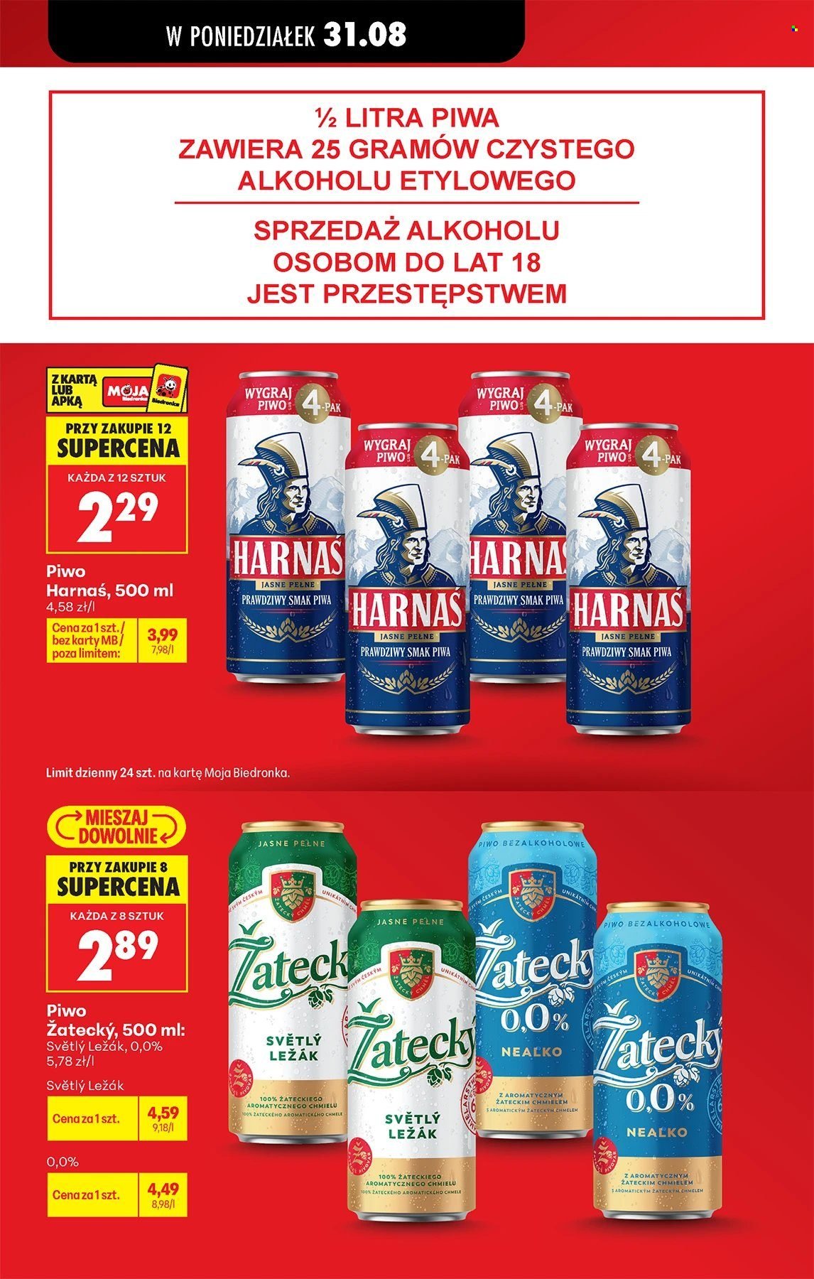Gazetka BIEDRONKA - Super okazje na koniec miesiąca